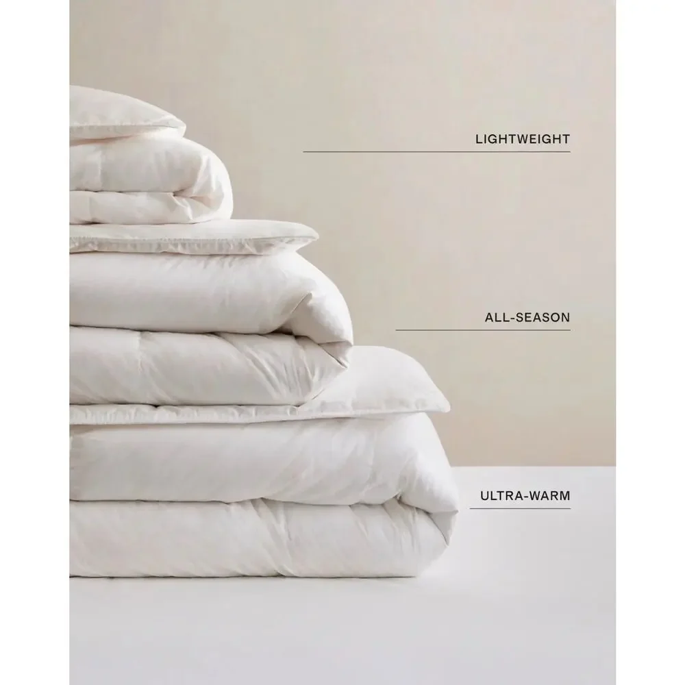 New Quince Luxe Goose All Season Down Duvet Insert Full Queen MSRP $334